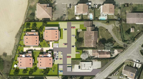 Programme immobilier neuf SAISONS - Gratentour : 34 appartements neufs dans un secteur résidentiel calme (31150) - Référence : 7407