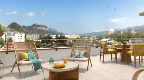 Programme immobilier neuf PARENTHESE - Grenoble : 35 appartements neufs du studio au 4 pièces proche du Stade Lesdiguieres (38000) - Référence : 14986