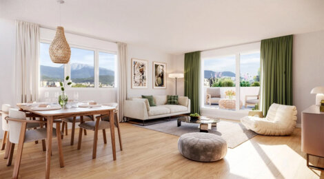 Programme immobilier neuf CADENCE - Grenoble proche centre ville avec tram E au pied (38000) - Référence : 16756