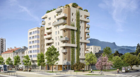 Programme immobilier neuf CADENCE - Grenoble proche centre ville avec tram E au pied (38000) - Référence : 16756