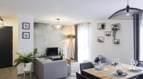 Programme immobilier neuf Les carrés du Poète - Grésy-sur-Isère : maisons neuves du 2 au 4 pièces proche de la gare (73460) - Référence : 8424