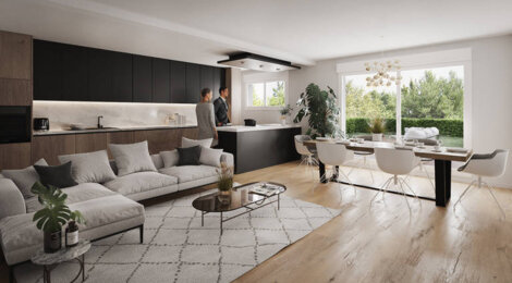 Programme immobilier neuf Les Duos des CALLAS - Gries proche du TER vers Haguenau (67240) - Référence : 11025