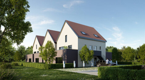 Programme immobilier neuf Les Duos des CALLAS - Gries proche du TER vers Haguenau (67240) - Référence : 11025