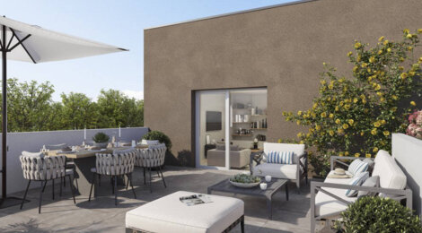 Programme immobilier neuf IZY - Grigny : Appartements T2–T4 avec balcons, jardin paysager et TVA réduite à deux pas de la ligne de bus 80 (69520) - Référence : 11033