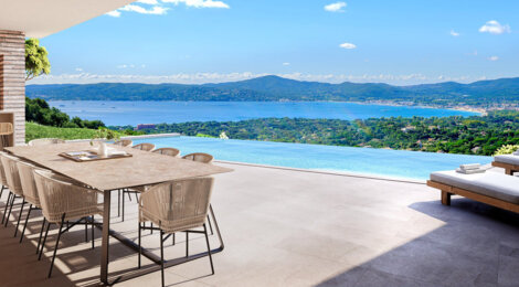 Programme immobilier neuf LES VILLAS DE BEAUVALLON - Grimaud Beauvallon villas de prestige avec vue mer (83310) - Référence : 13603