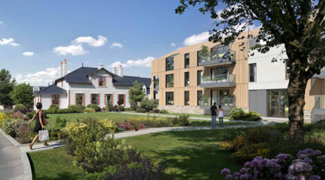Programme immobilier neuf Le Domaine Saint-Michel - Guérande : Appartements studio–T4 avec terrasses, parking sécurisé et proximité remparts (44350) - Référence : 14644