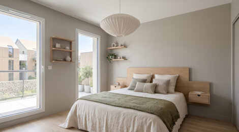 Programme immobilier neuf Le Domaine Saint-Michel - Guérande : Appartements studio–T4 avec terrasses, parking sécurisé et proximité remparts (44350) - Référence : 14644