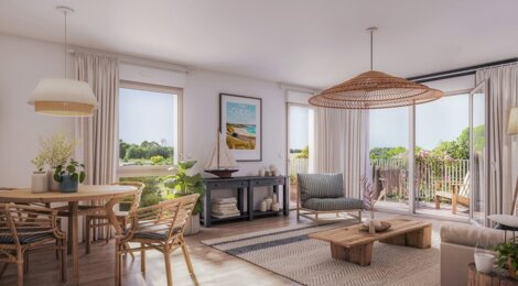 Programme immobilier neuf CALYPSO - Guidel : appartements neufs du 2 au 4 pièces à 5 min des plages (56520) - Référence : 15385