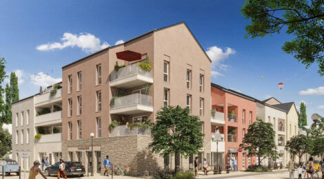 Programme immobilier neuf Odyssée - Guidel : appartements neufs du 2 au 4 pièces en centre bourg (56520) - Référence : 18092