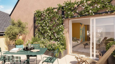 Programme immobilier neuf Odyssée - Guidel : appartements neufs du 2 au 4 pièces en centre bourg (56520) - Référence : 18092