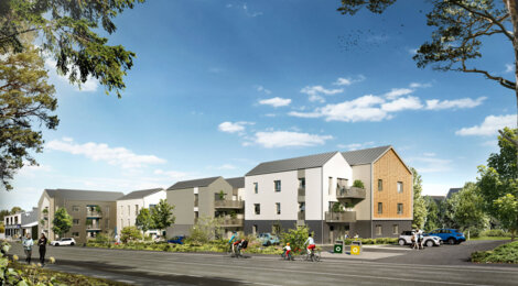 Programme immobilier neuf Les Vallons - Guipavas : appartements neufs 2 et 3 pièces en quartier Coataudon (29490) - Référence : 14727