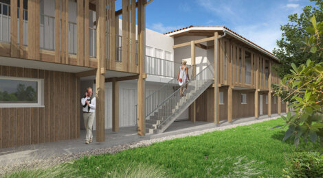 Programme immobilier neuf L'ESQUIREY - Gujan-Mestras à quelques minutes à pied de la plage (33470) - Référence : 14985