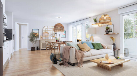 Programme immobilier neuf Clos Pasteur - Gujan-Mestras : appartements neufs 2 à 4 pièces à 8 min de la gare TER et des plages (33470) - Référence : 14982