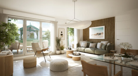 Programme immobilier neuf COTE SALINE - Gujan-Mestras : appartements neufs du studio au 4 pièces en lisière de bois (33470) - Référence : 14981