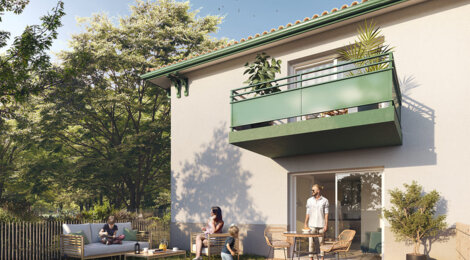 Programme immobilier neuf COTE SALINE - Gujan-Mestras : appartements neufs du studio au 4 pièces en lisière de bois (33470) - Référence : 14981
