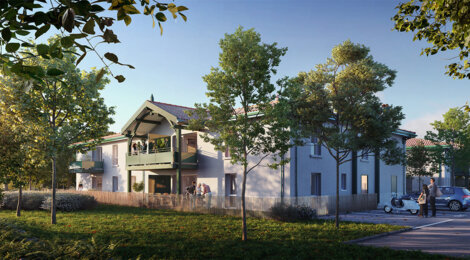 Programme immobilier neuf COTE SALINE - Gujan-Mestras : appartements neufs du studio au 4 pièces en lisière de bois (33470) - Référence : 14981