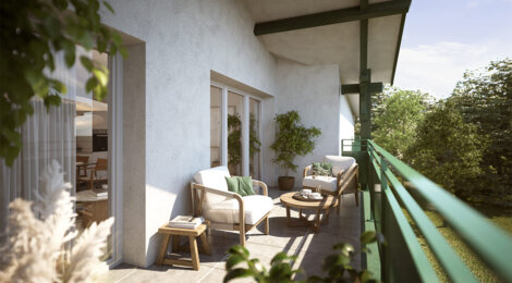 Programme immobilier neuf COTE SALINE - Gujan-Mestras : appartements neufs du studio au 4 pièces en lisière de bois (33470) - Référence : 14981
