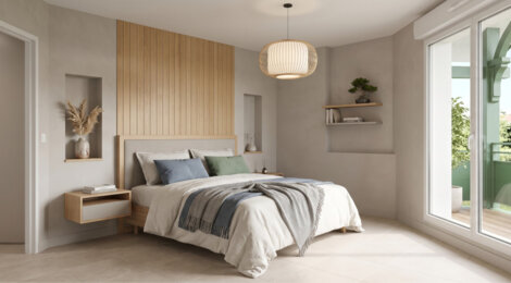Programme immobilier neuf COTE SALINE - Gujan-Mestras : appartements neufs du studio au 4 pièces en lisière de bois (33470) - Référence : 14981