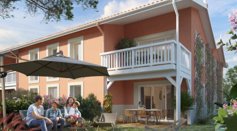 Programme immobilier neuf PRIMEROSE - Gujan-Mestras proche à vélo de la plage et du port (33470) - Référence : 14983