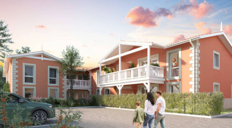 Programme immobilier neuf PRIMEROSE - Gujan-Mestras proche à vélo de la plage et du port (33470) - Référence : 14983