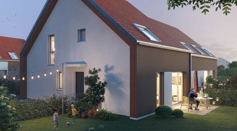 Programme immobilier neuf Les Jardins d'Ostara - Haguenau : maisons neuves et appartements proche IUT (67500) - Référence : 18036