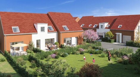 Programme immobilier neuf Les Jardins d'Ostara - Haguenau : maisons neuves et appartements proche IUT (67500) - Référence : 18036