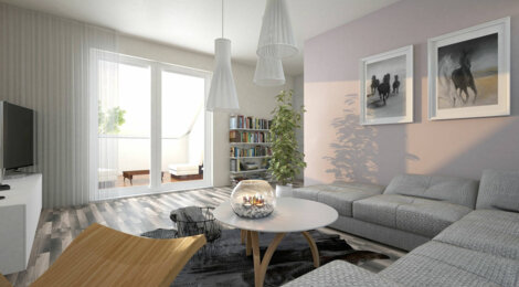 Programme immobilier neuf Villa AUGUSTA - Handschuheim : appartements neufs à moins de 20 min de Strasbourg (67117) - Référence : 7416