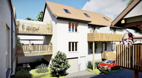 Programme immobilier neuf Villa AUGUSTA - Handschuheim : appartements neufs à moins de 20 min de Strasbourg (67117) - Référence : 7416