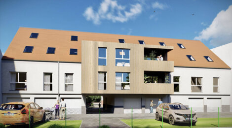Programme immobilier neuf Villa AUGUSTA - Handschuheim : appartements neufs à moins de 20 min de Strasbourg (67117) - Référence : 7416