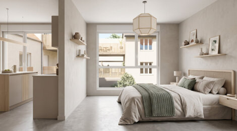 Programme immobilier neuf Villa AUGUSTA - Handschuheim : appartements neufs à moins de 20 min de Strasbourg (67117) - Référence : 7416