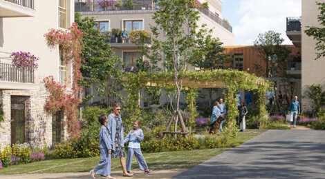 Programme immobilier neuf Le Clos de la Montcient - Hardricourt à deux pas du centre et à 5 min à pied du Transilien J (78250) - Référence : 16382