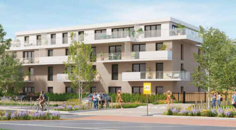Programme immobilier neuf Millesime - Haubourdin : appartements neufs entre patrimoine historique et quartier dynamique (59320) - Référence : 14862