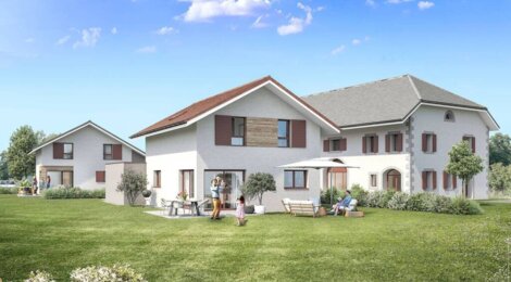 Programme immobilier neuf LE CLOS LYLO - Hauteville-sur-Fier : logements neufs T3–T5 à 16 km d’Annecy et de Rumilly (74150) - Référence : 12129