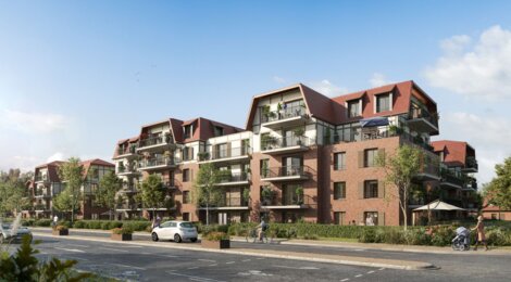 Programme immobilier neuf Primavera -  Hem : maisons et appartements neufs éligibles PTZ en quartier Tribonnerie (59510) - Référence : 15202