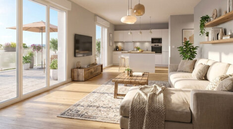 Programme immobilier neuf Villa du Parc - Hennebont appartements lumineux proche parc de Kerbihan (56700) - Référence : 17620