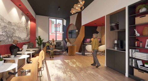 Programme immobilier neuf Calyora - Herbiers proche centre résidence intergénérationnelle (85500) - Référence : 16491
