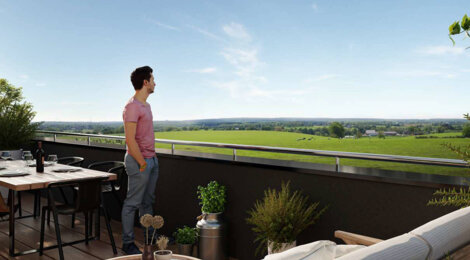 Programme immobilier neuf LES DUOS DES COQUELICOTS - Hochstett  micro-copropriété aux portes de Strasbourg (67170) - Référence : 11706