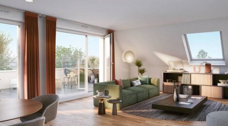 Programme immobilier neuf Villa du Lion - Hoenheim : appartements neufs du studio au 5 pièces proche du cœur de bourg (67800) - Référence : 15342