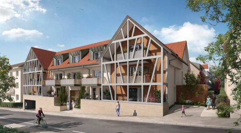 Programme immobilier neuf Villa du Lion - Hoenheim : appartements neufs du studio au 5 pièces proche du cœur de bourg (67800) - Référence : 15342
