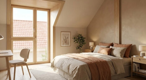 Programme immobilier neuf CARRE VILLAGE - Holtzheim proche Strasbourg logements triplex cadre résidentiel calme (67810) - Référence : 17201