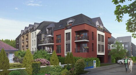 Programme immobilier neuf BOREAL - Honfleur à 900m du port résidence intimiste (14600) - Référence : 17106