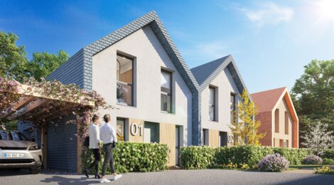 Programme immobilier neuf Sémaphore - Honfleur : Appartements T1–T3 et maisons T4 avec terrasses, jardins privatifs et proximité Vieux Bassin (14600) - Référence : 14520