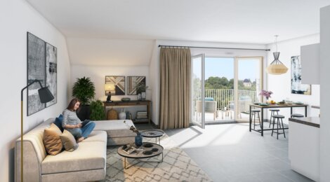 Programme immobilier neuf Sémaphore - Honfleur : Appartements T1–T3 et maisons T4 avec terrasses, jardins privatifs et proximité Vieux Bassin (14600) - Référence : 14520