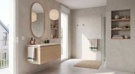 Programme immobilier neuf Sémaphore - Honfleur : Appartements T1–T3 et maisons T4 avec terrasses, jardins privatifs et proximité Vieux Bassin (14600) - Référence : 14520