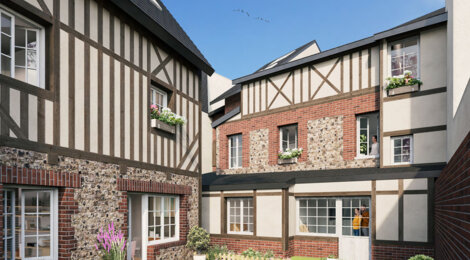 Programme immobilier neuf Le Clos des Arts - HONFLEUR - Honfleur réhabilitation en cœur de ville près du Vieux Bassin (14600) - Référence : 14522