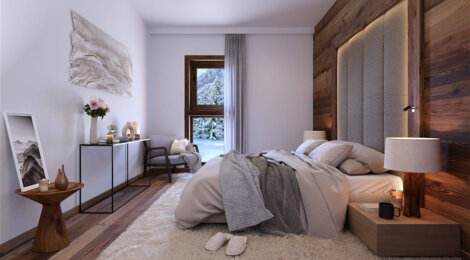 Programme immobilier neuf LES CHALETS D'OLCA - Houches près du téléphérique de Bellevue (74310) - Référence : 10996