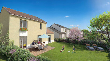 Programme immobilier neuf Domaine des Longs Champs Tranche 2 - Houdan aux portes de la Vallée de Chevreuse (78550) - Référence : 16391