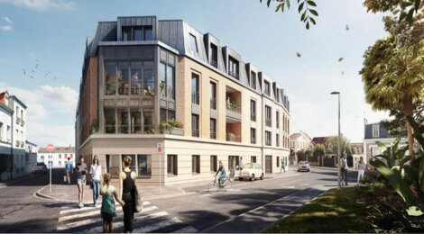 Programme immobilier neuf LES JARDINS SCHOELCHER -  TR1 LIBRE - Houilles : Appartements et maisons avec balcons, jardins et Prêt à Taux Zéro en plein cœur de ville (78800) - Référence : 5578