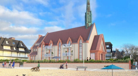 Programme immobilier neuf La Fregate - Houlgate vue mer en première ligne (14510) - Référence : 17004