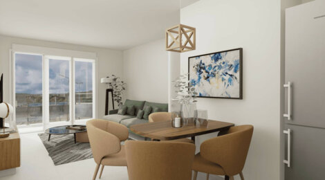 Programme immobilier neuf LE COTEAU FLEURI - Houlme à deux pas de la ligne F4 (76770) - Référence : 11482